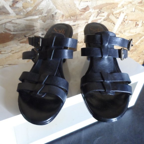 Sofft Black Sandals - Size 8M - Picture 1 of 7